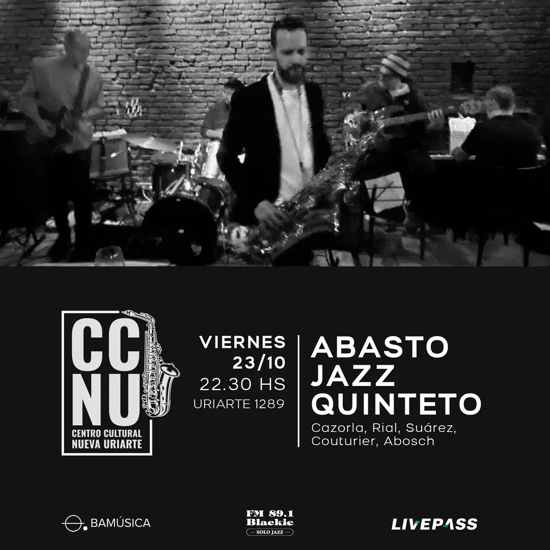 Afiche de Abasto Jazz Quinteto