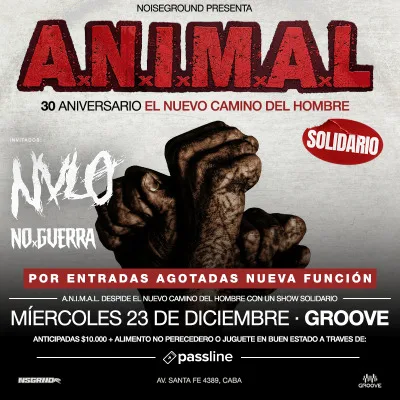 Afiche de Animal + NULO + NOGUERRA