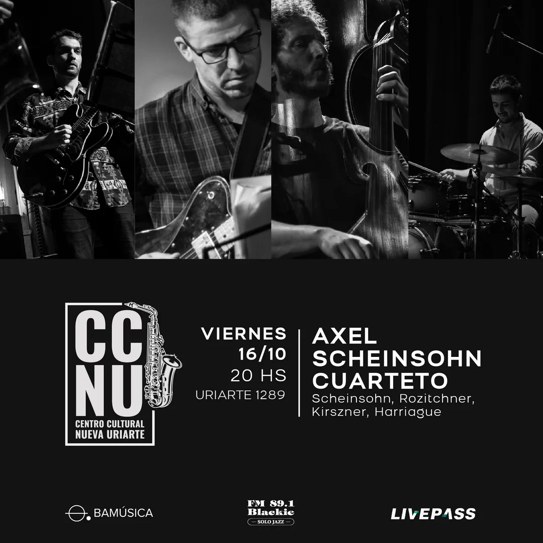 Afiche de Axel Scheinsohn Cuarteto