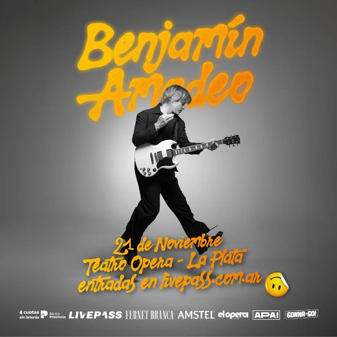 Afiche de Benjamín Amadeo