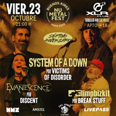 Afiche de BS AS NU METAL FEST