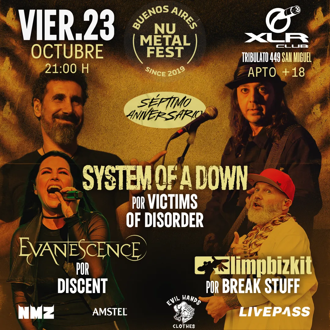 Afiche de BS AS NU METAL FEST