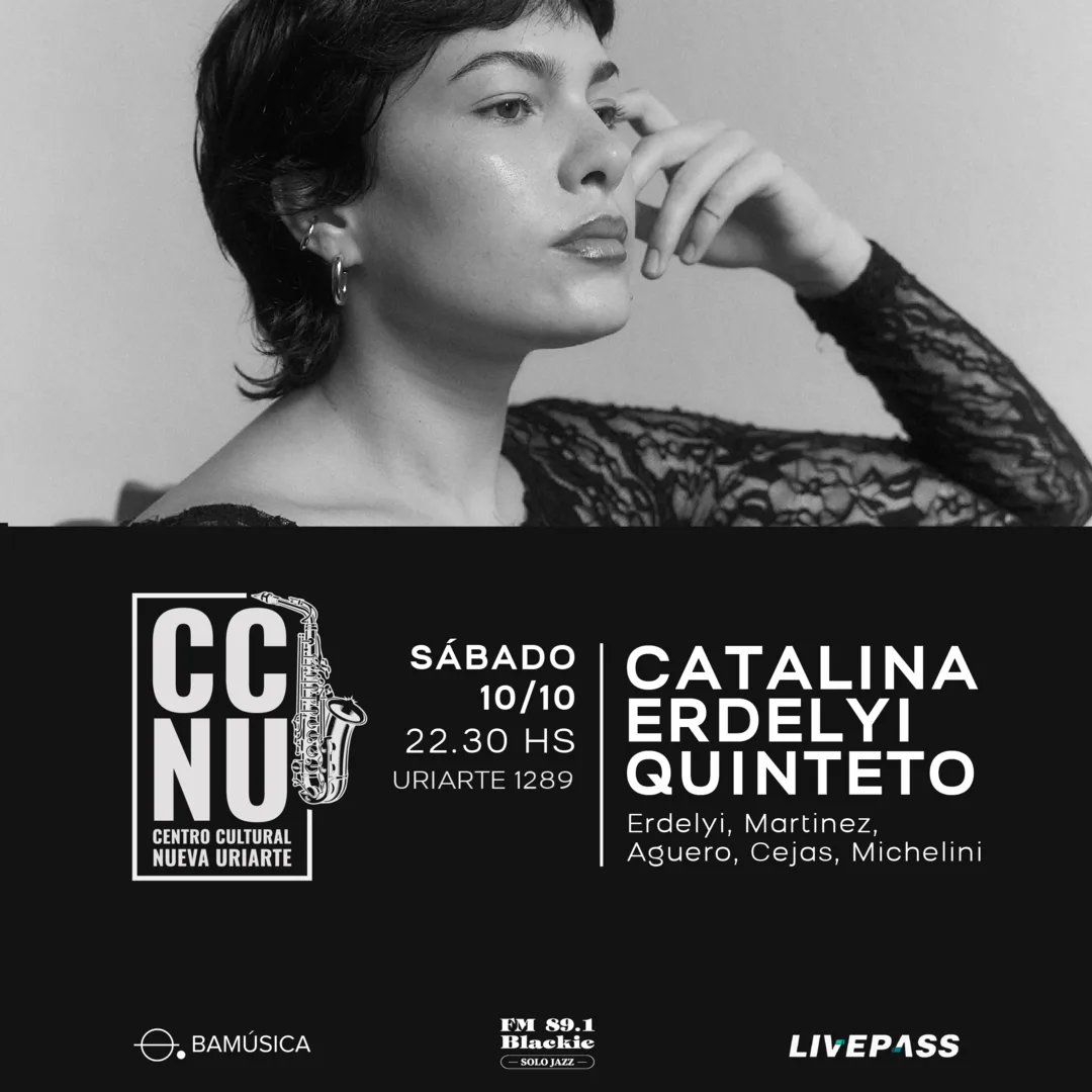 Afiche de Catalina Erdelyi quinteto