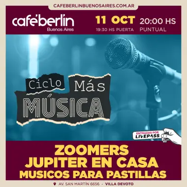 Afiche de Ciclo Más Música