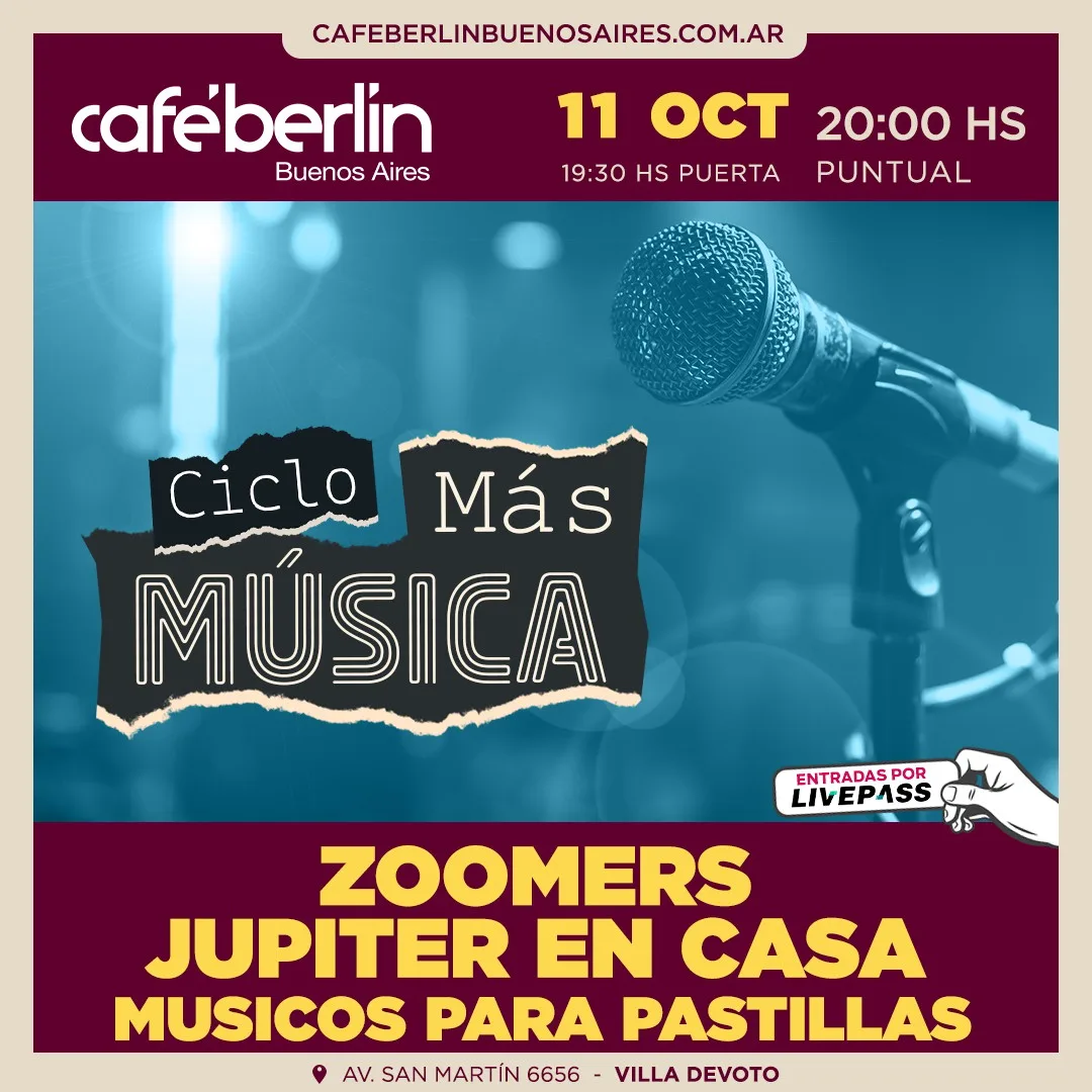 Afiche de Ciclo Más Música