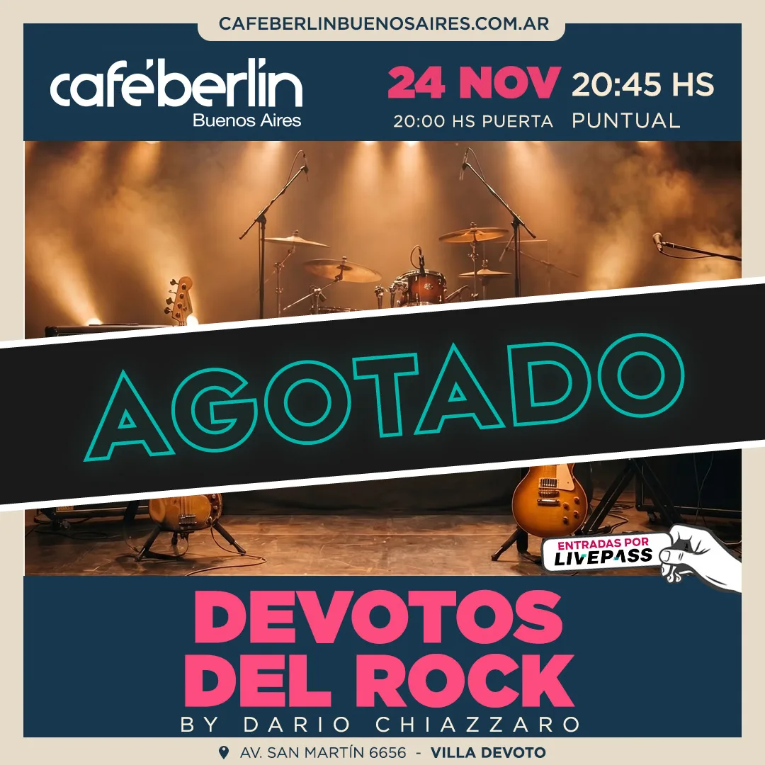 Afiche de Devotos del Rock