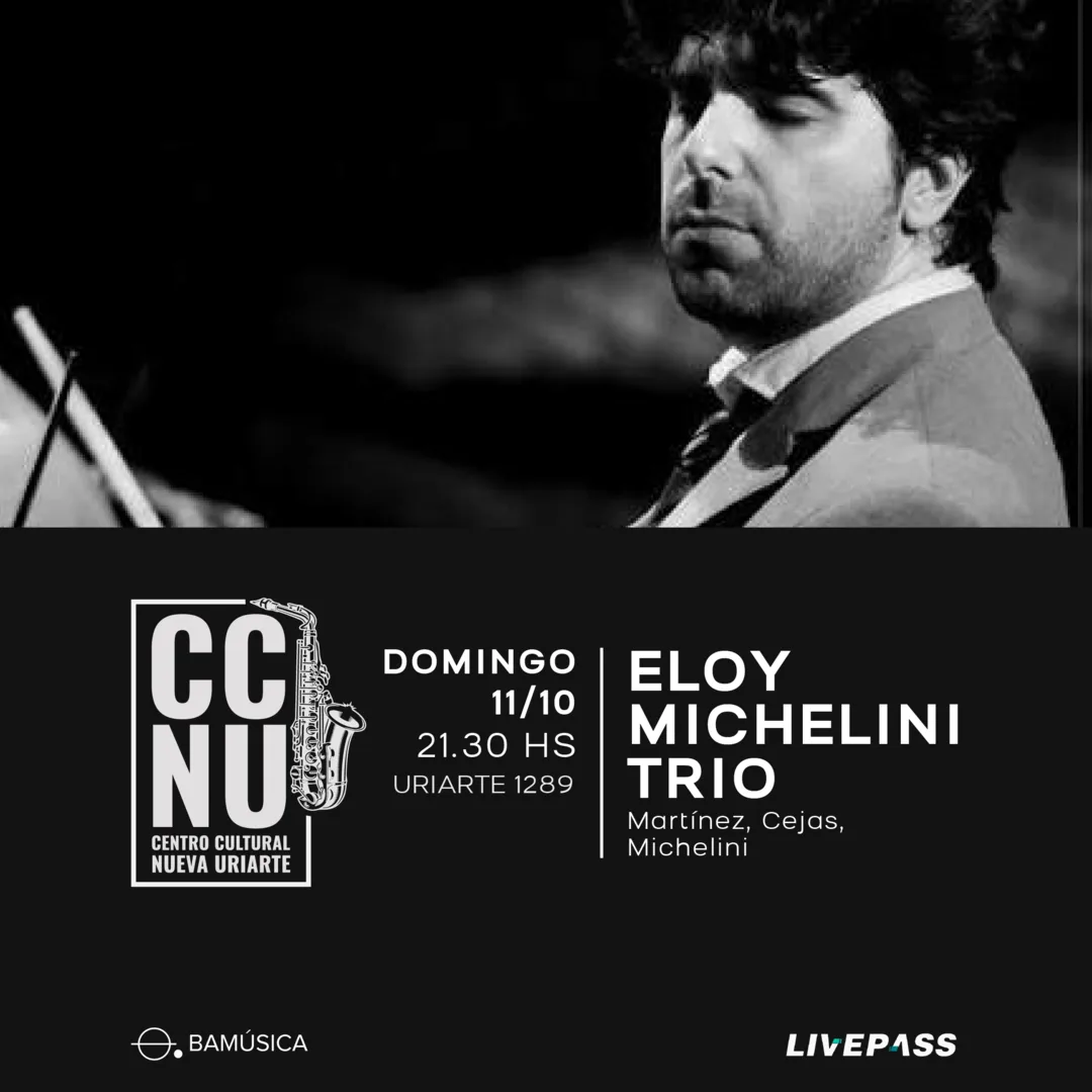 Afiche de Eloy Michelini Trio