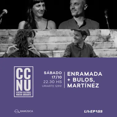 Afiche de ENRAMADA + Bulos - Martínez