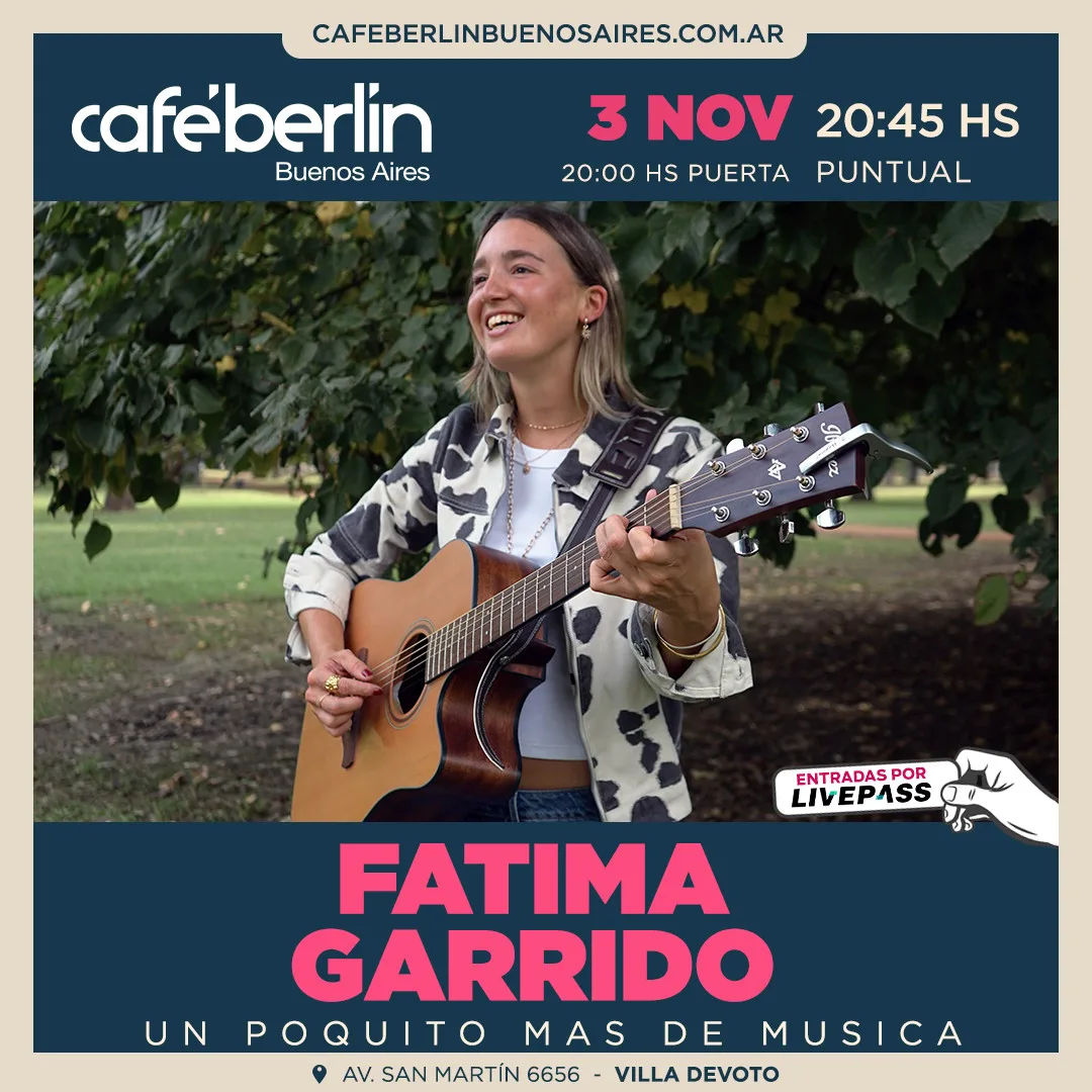 Afiche de Fatima Garrido
