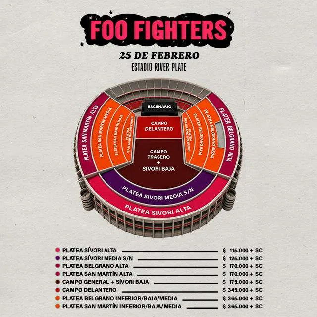 Afiche de Foo Fighters