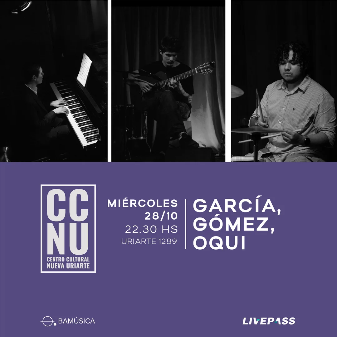 Afiche de Garcia + Gómez + OQUI
