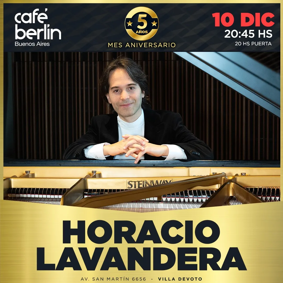 Afiche de Horacio Lavandera