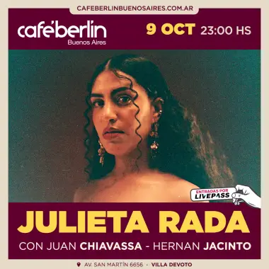 Afiche de Julieta Rada