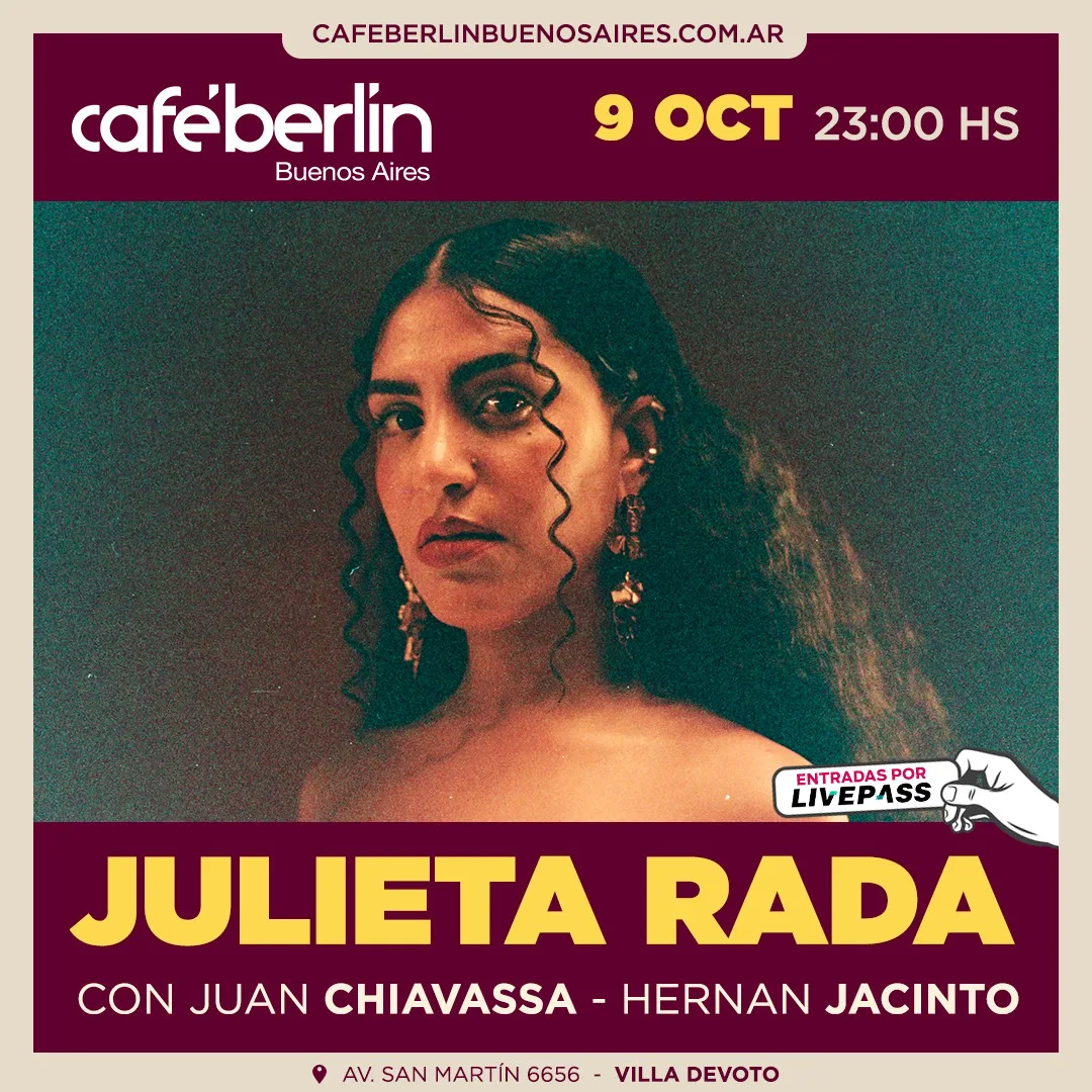 Afiche de Julieta Rada