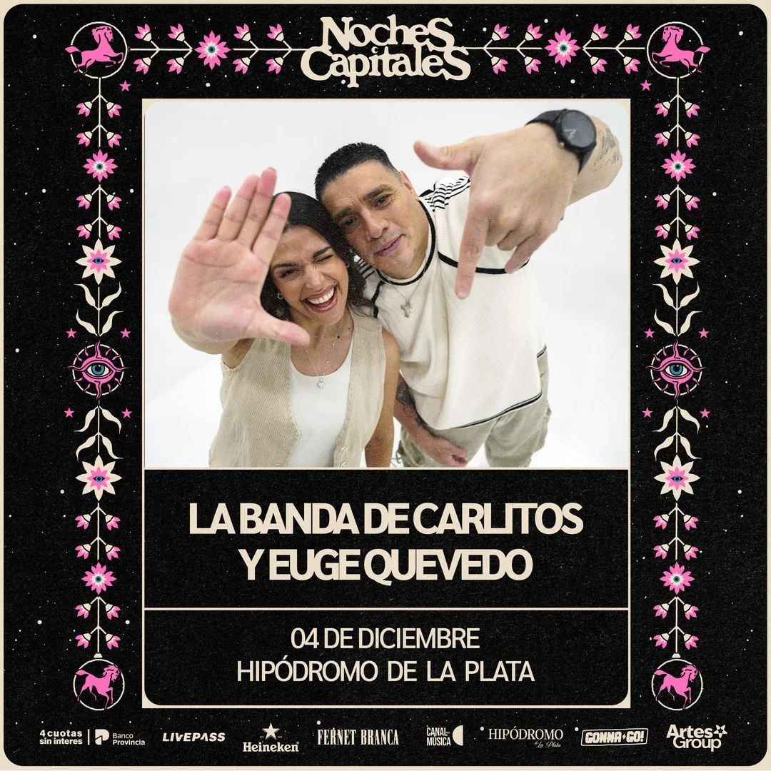 Afiche de LA BANDA DE CARLITOS + EUGE QUEVEDO