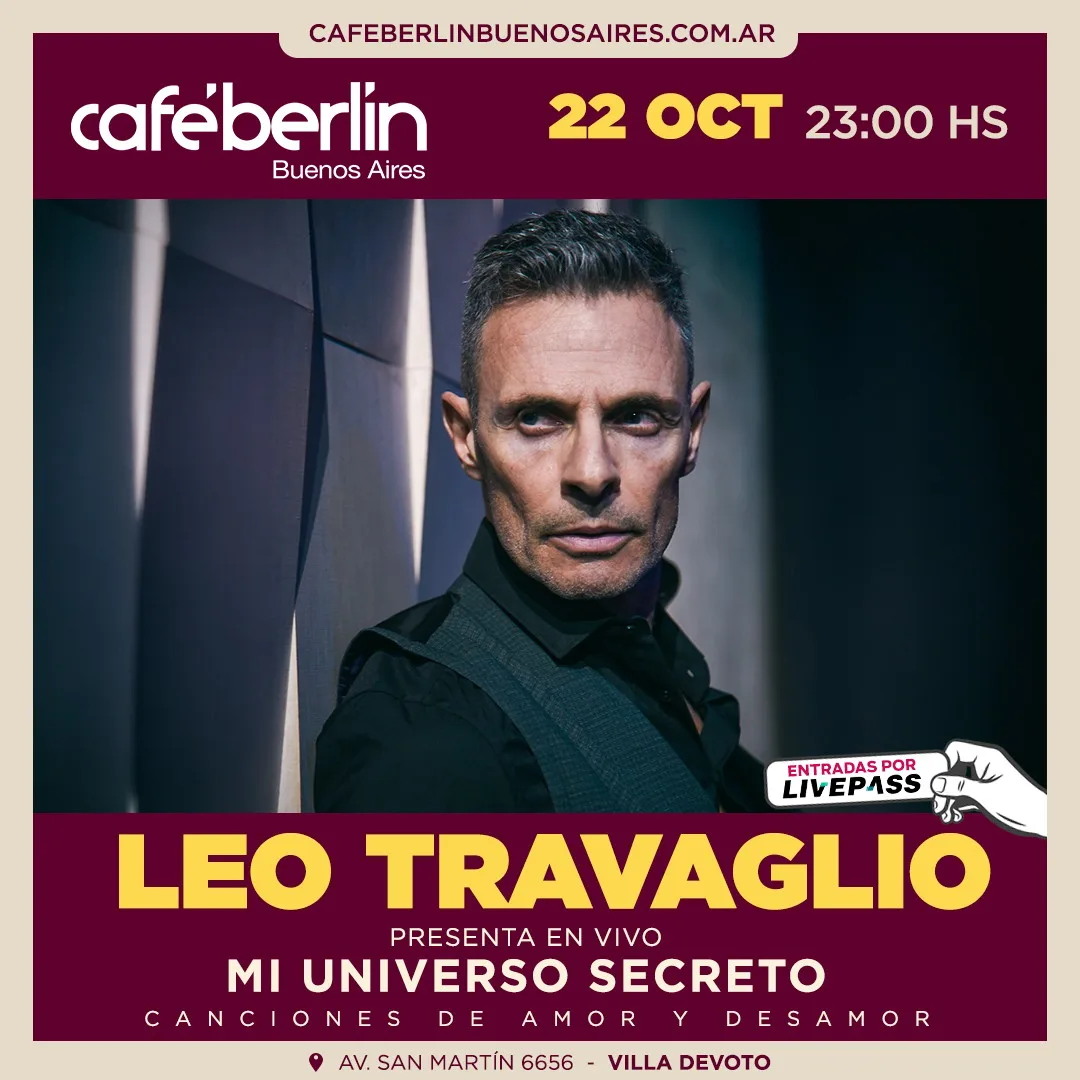 Afiche de Leo Travaglio