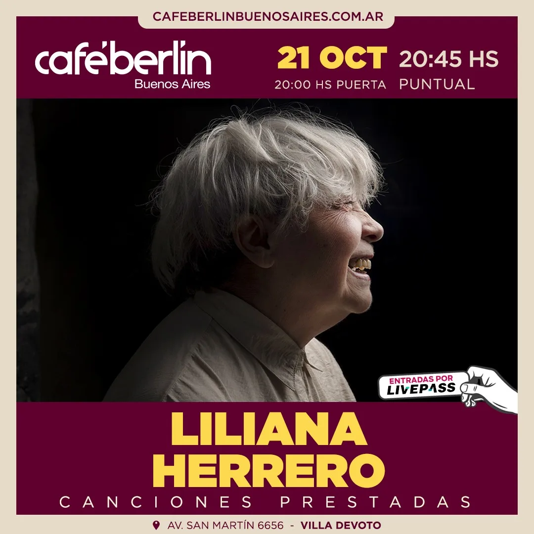 Afiche de Liliana Herrero