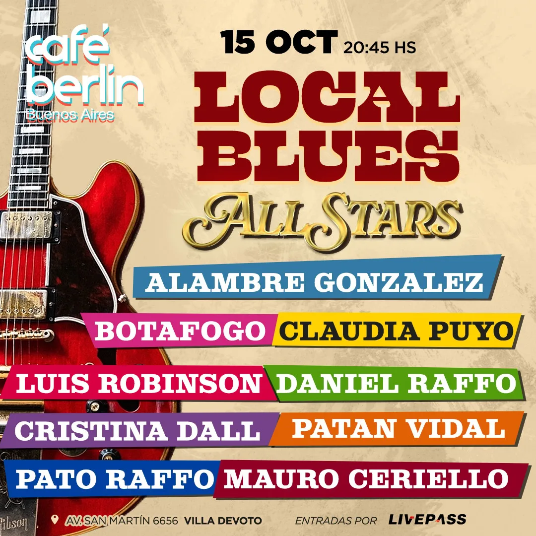 Afiche de LOCAL BLUES All Stars