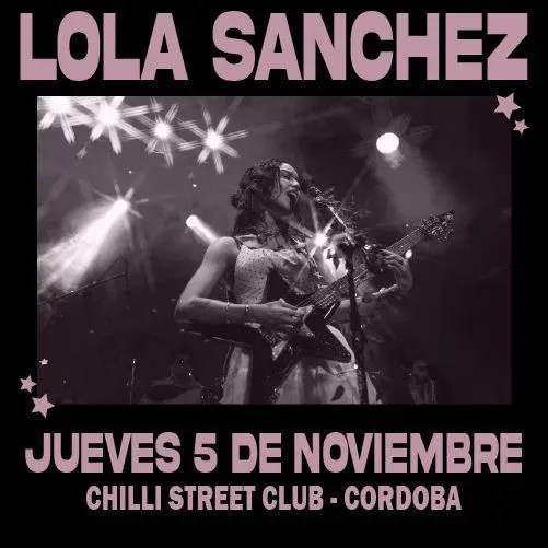 Afiche de LOLA SANCHEZ