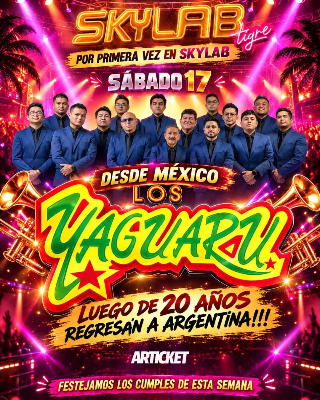 Afiche de LOS YAGUARU