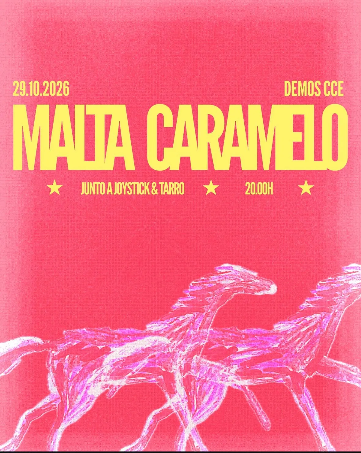 Afiche de Malta Caramelo + Joystick + Tarro and The Baldes
