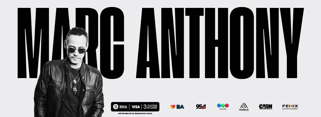 Afiche de Marc Anthony