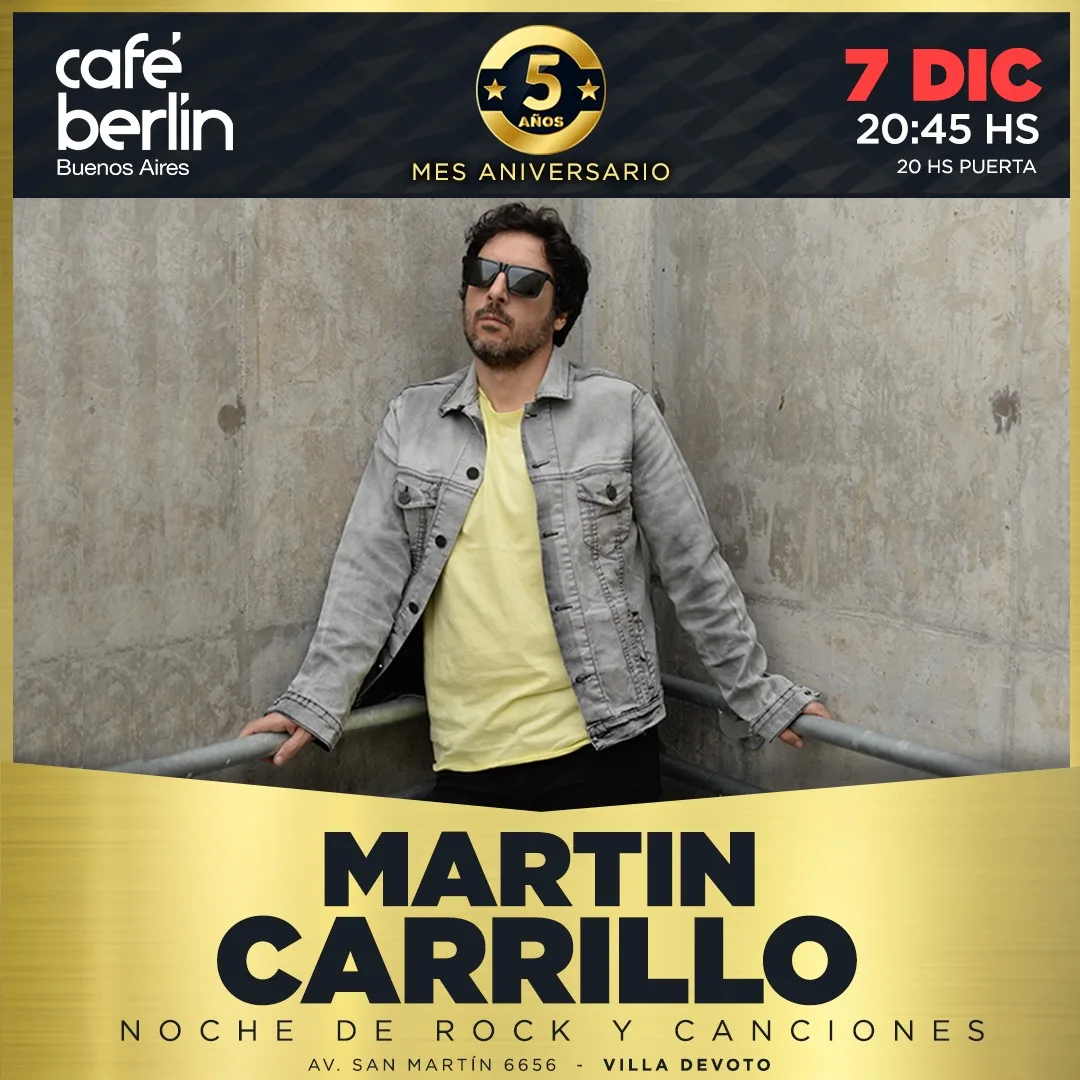 Afiche de Martin Carrillo