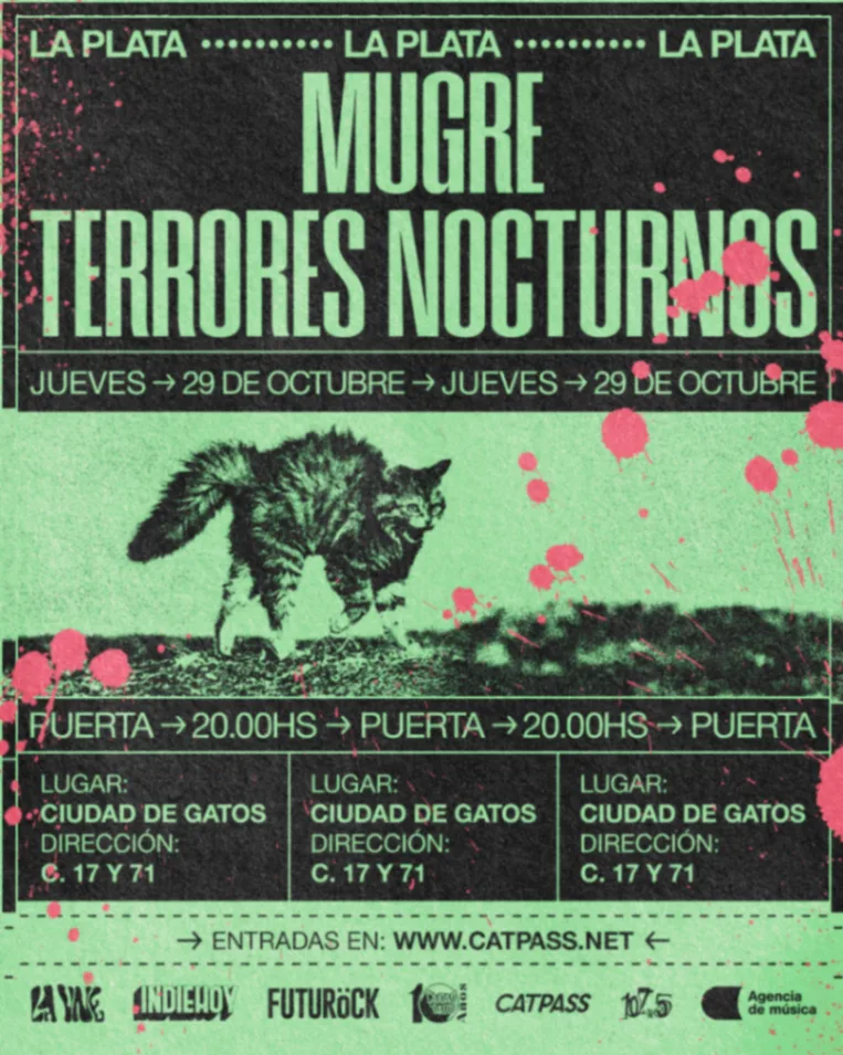 Afiche de Mugre y Terrores Nocturnos