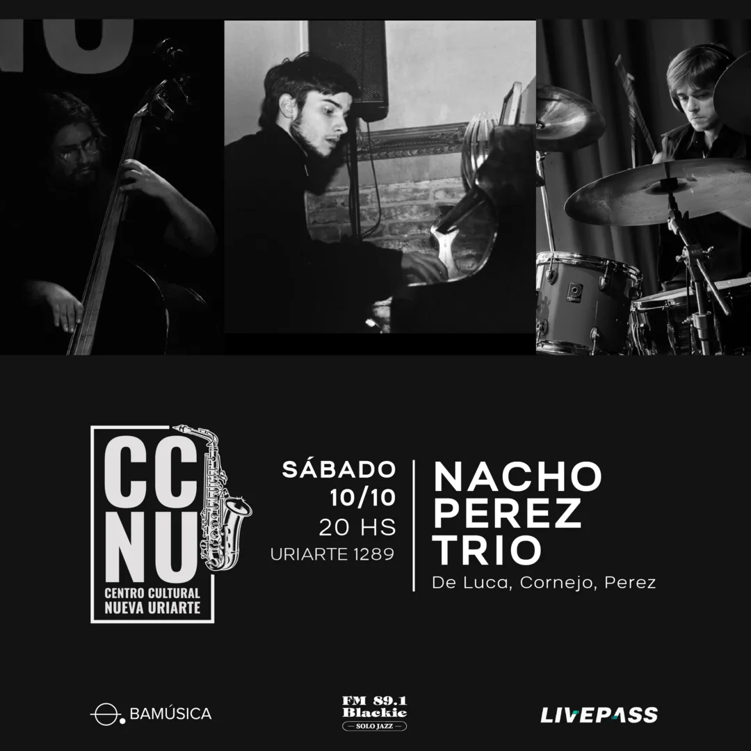 Afiche de Nacho Perez Trio