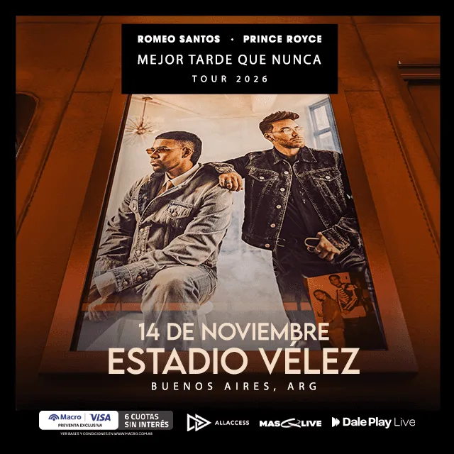 Afiche de Romeo Santos + Prince Royce