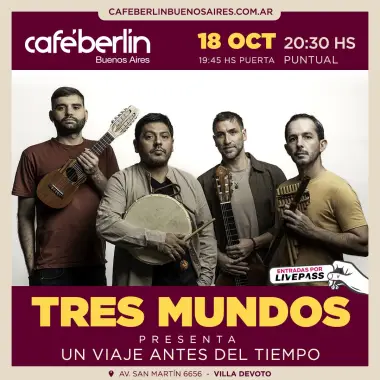 Afiche de Tres Mundos