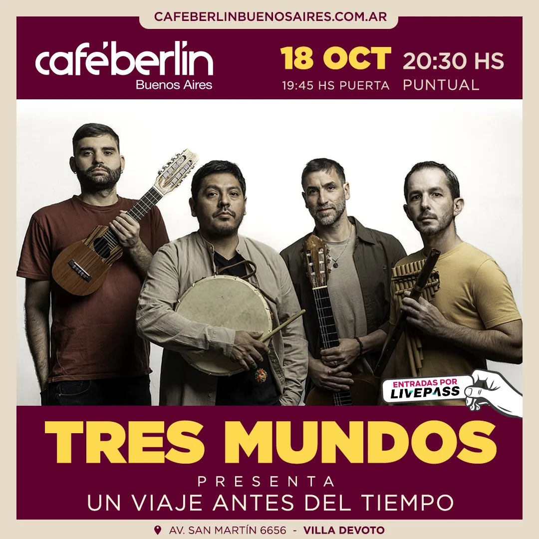 Afiche de Tres Mundos
